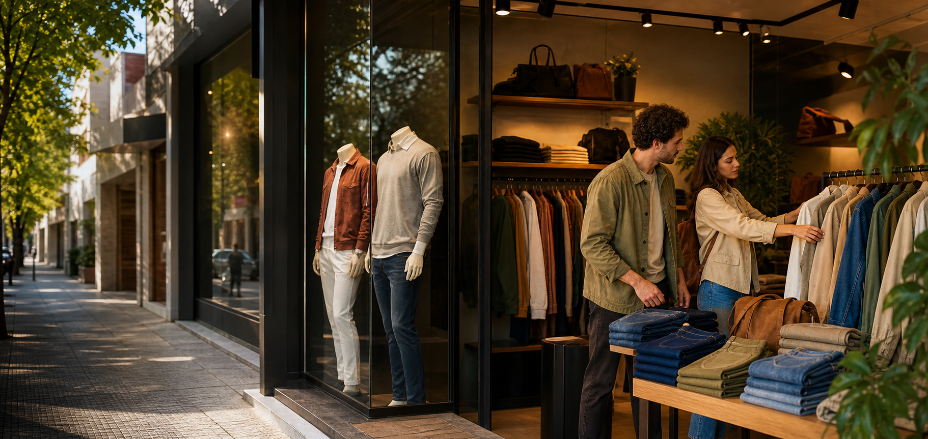 Boutique de ropa moderna con prendas de temporada en Lomas de Zamora